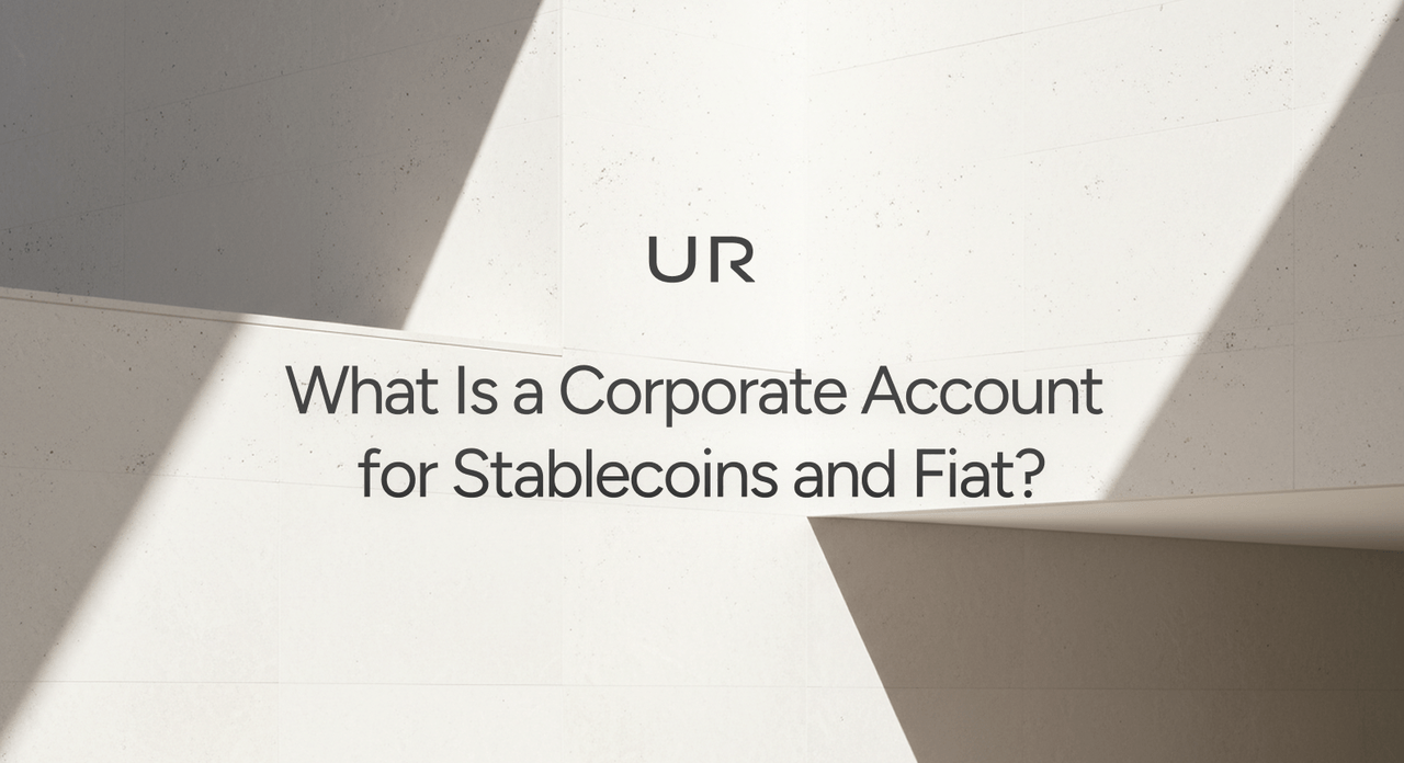 What Is a Corporate Account for Stablecoins and Fiat?